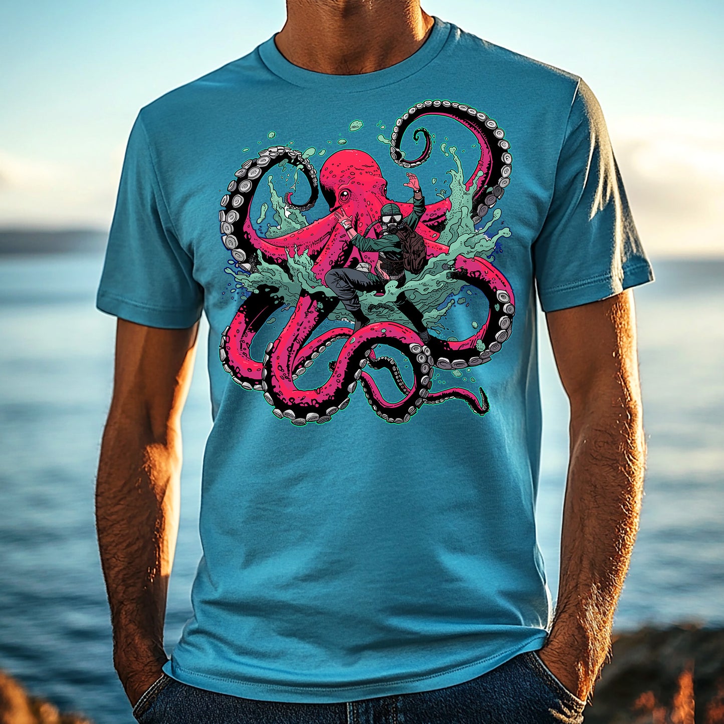 T-Shirt - Sea Monster - Octopus