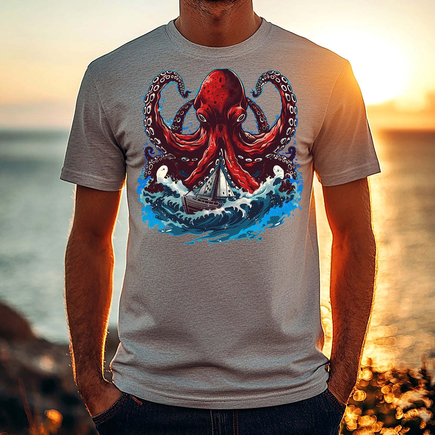 T-Shirt - Sea Monster - Octopus