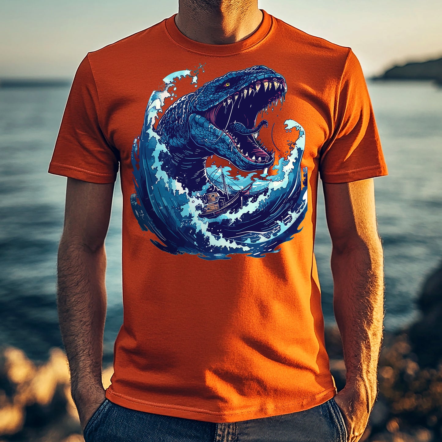 T-Shirt - Sea Monster - Dragon