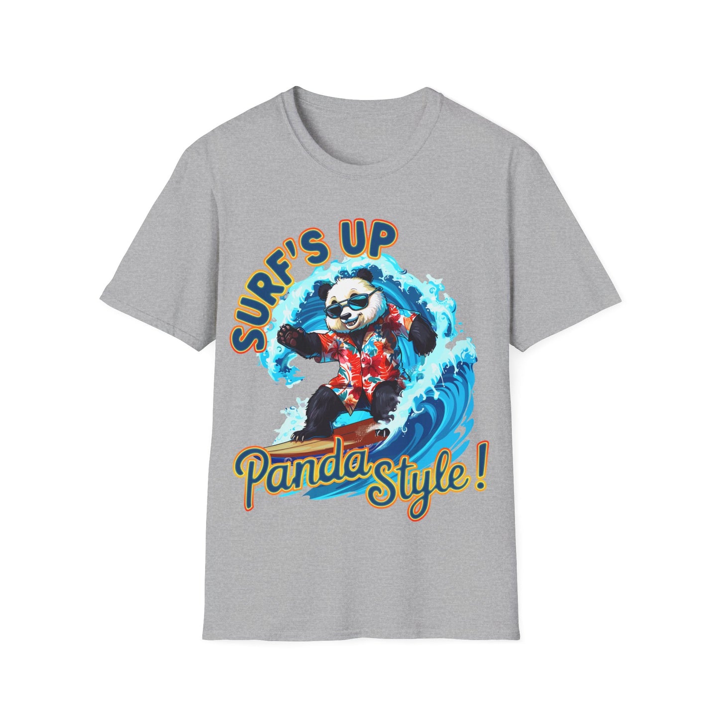 T-Shirt - Surf's up Panda Style!