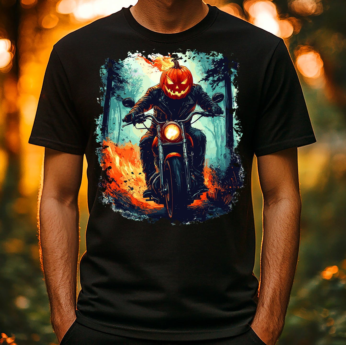 T-Shirt - Halloween - Biker