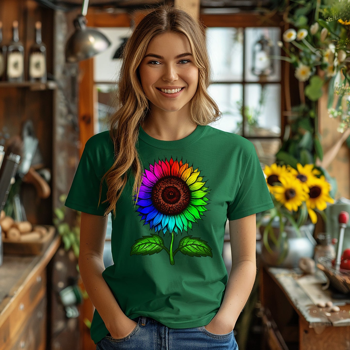 T-Shirt - Sunflower Flower