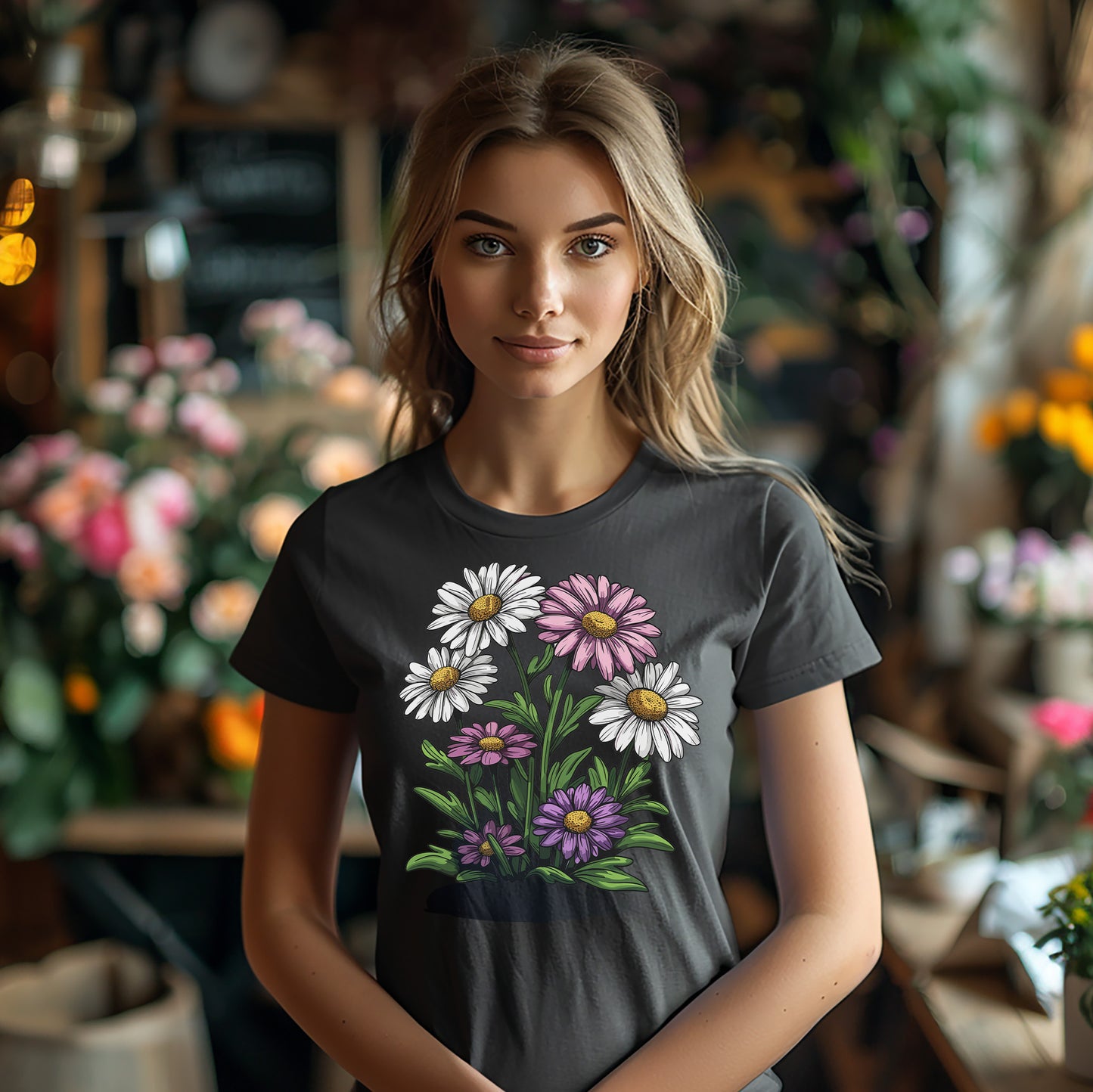 T-Shirt - Flowers - Daisy