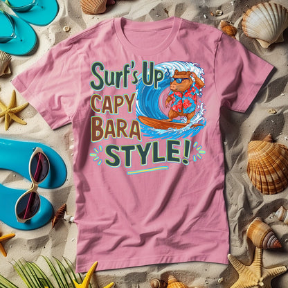 T-Shirt - Surf's up Capybara style