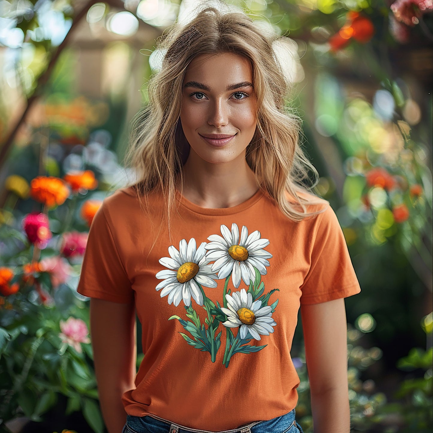 T-Shirt - Flowers - Daisy