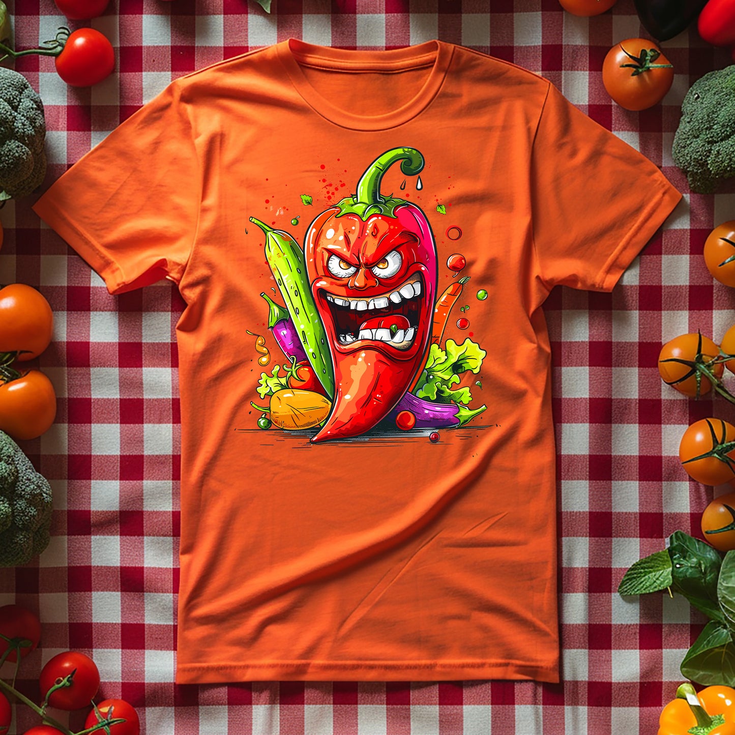 T-Shirt - Vegetarian - Chilli Pepper