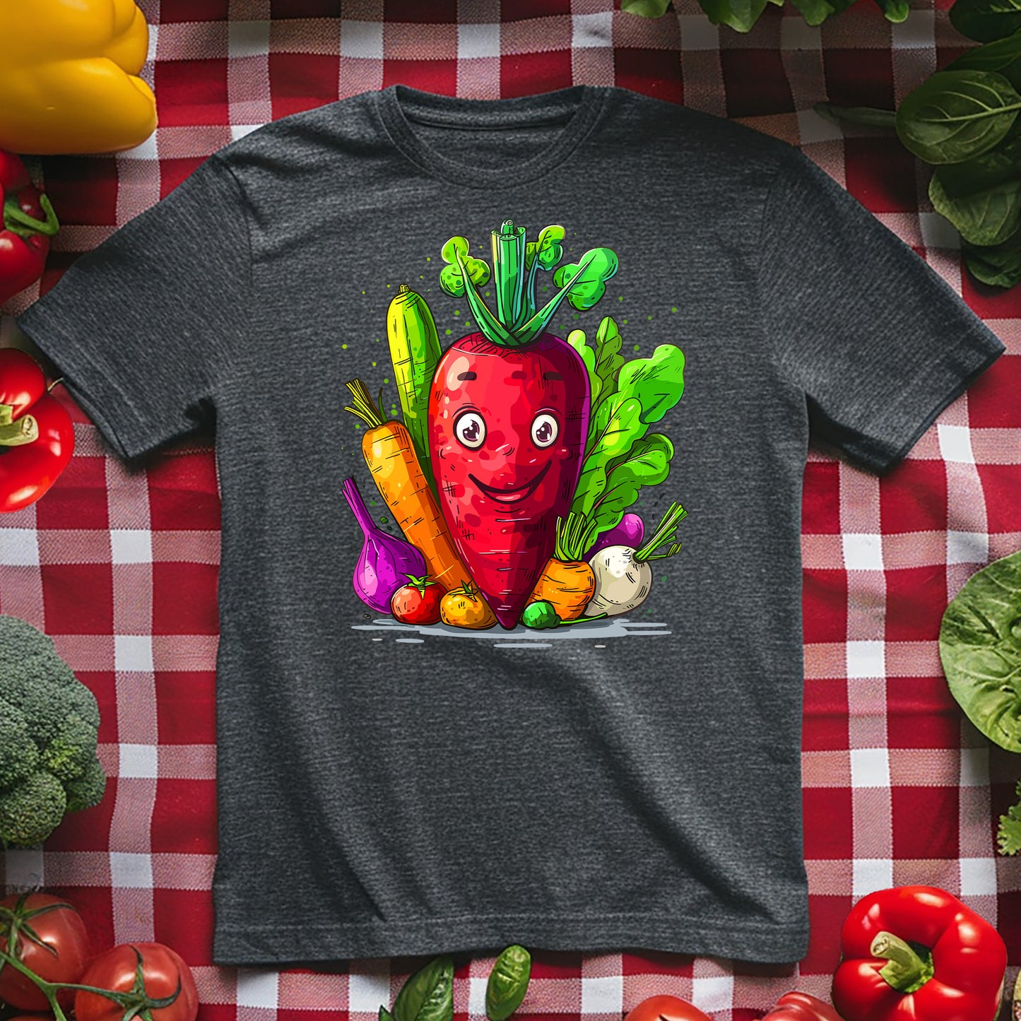 T-Shirt - Vegetarian - Beetroot