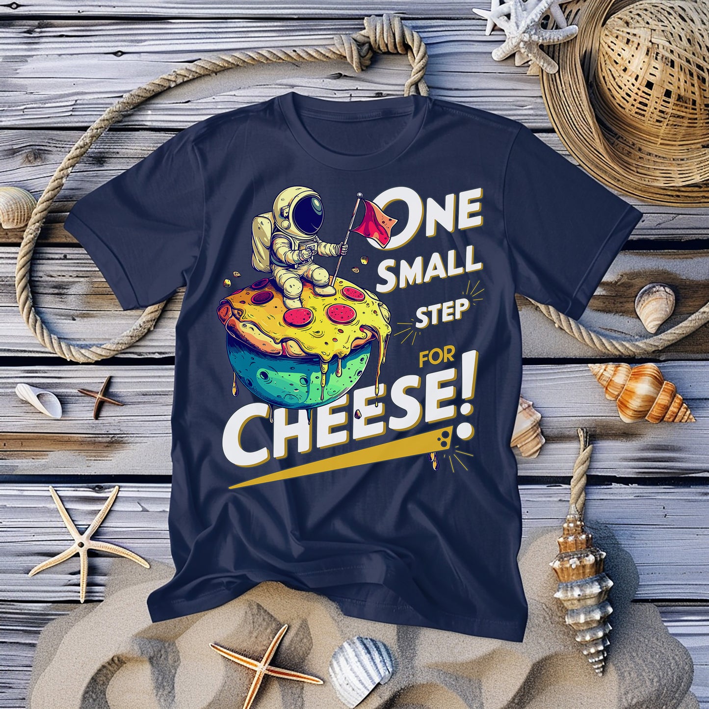 T-Shirt - One small step for cheese!