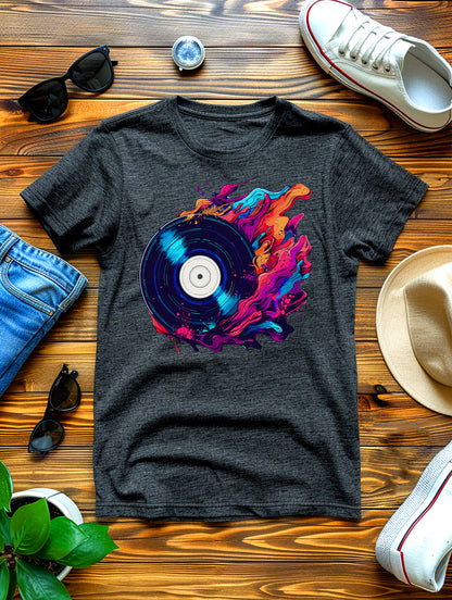 T-Shirt - Vinyl Records Music