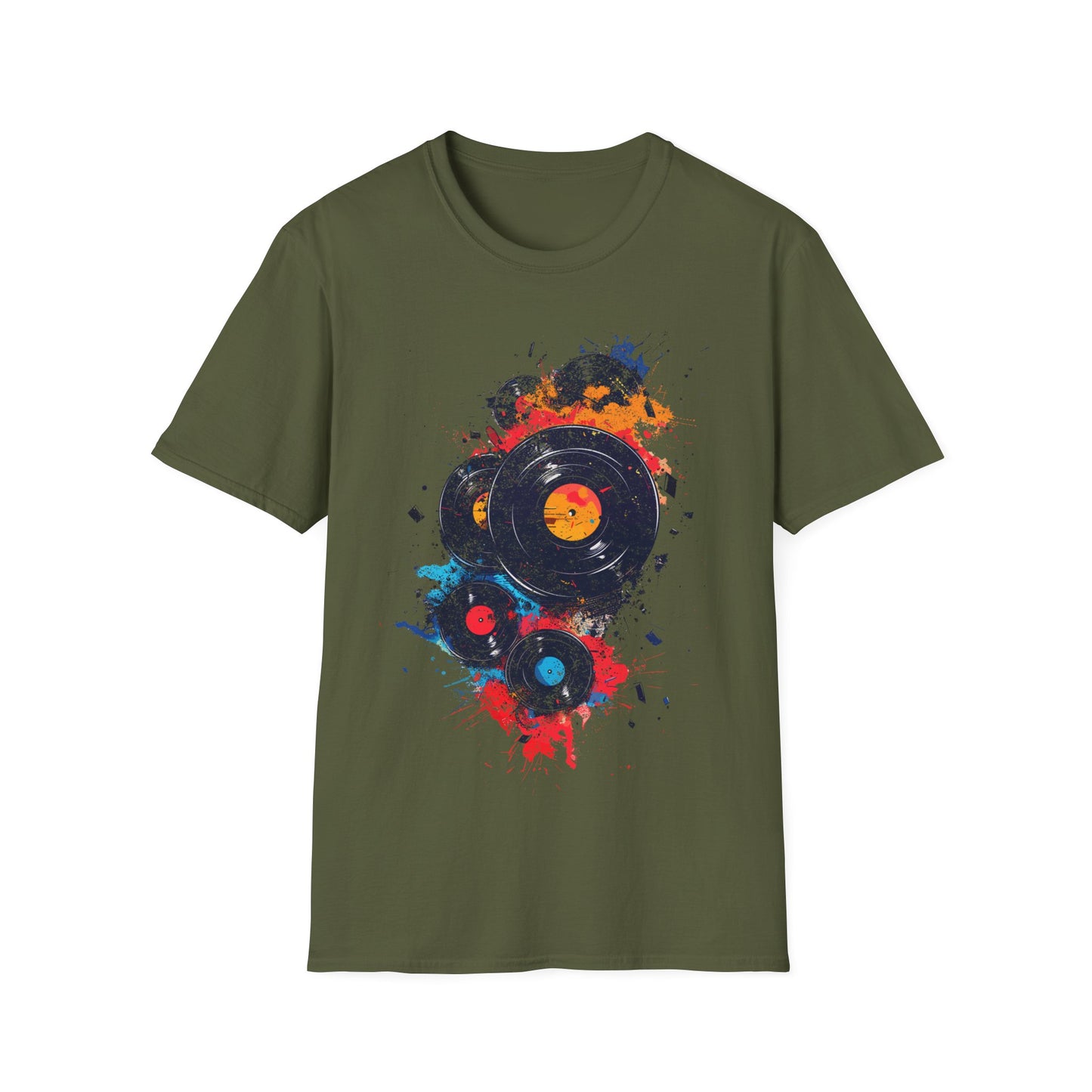 T-Shirt - Vinyl Records Music