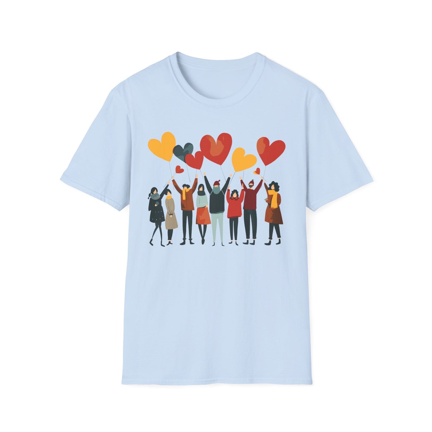 T-Shirt - People with hearts