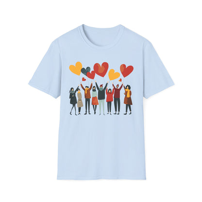 T-Shirt - People with hearts