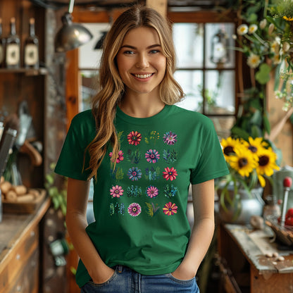 T-Shirt - Botanical Flowers