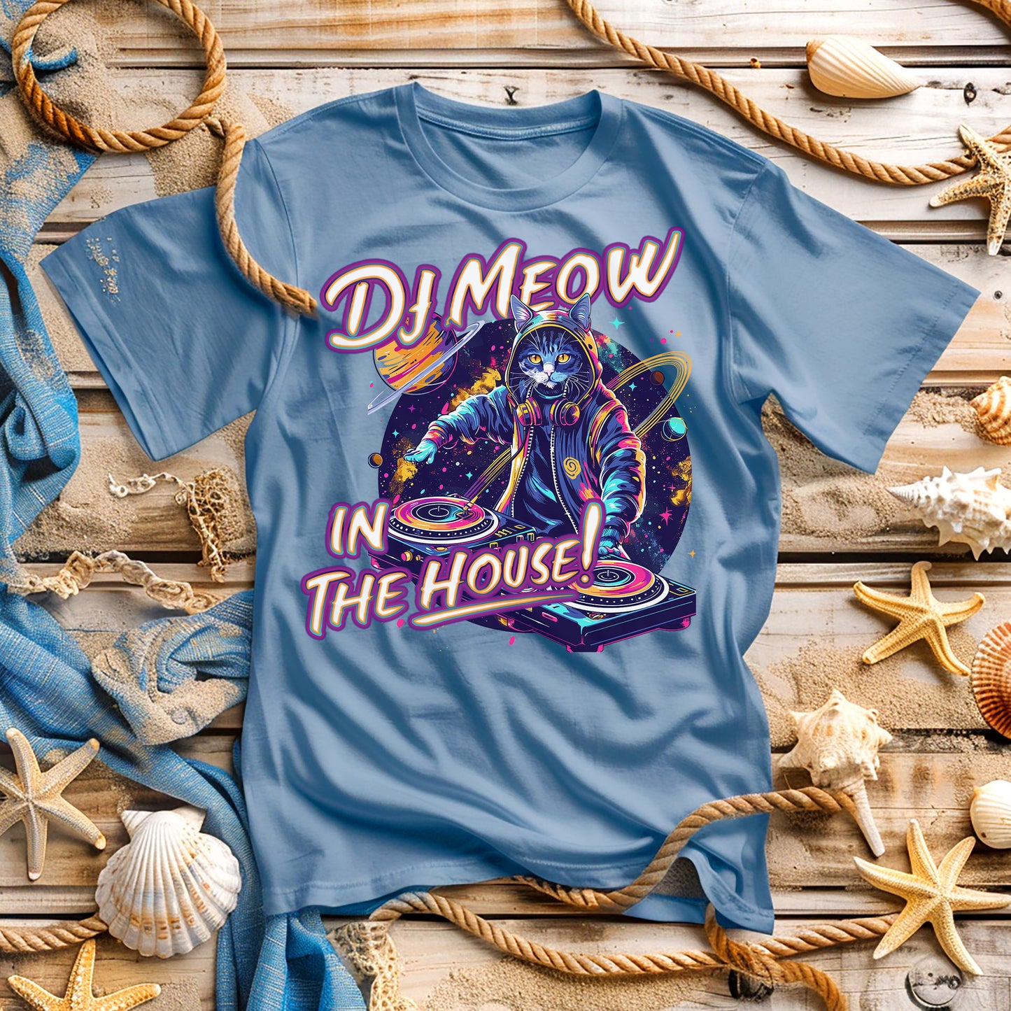 T-Shirt - DJ Meow in the house!