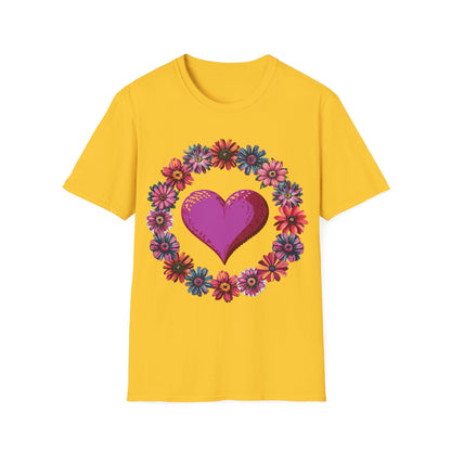 T-Shirt - Flowers Heart