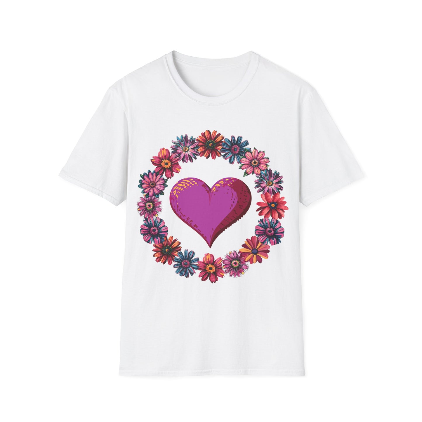 T-Shirt - Flowers Heart