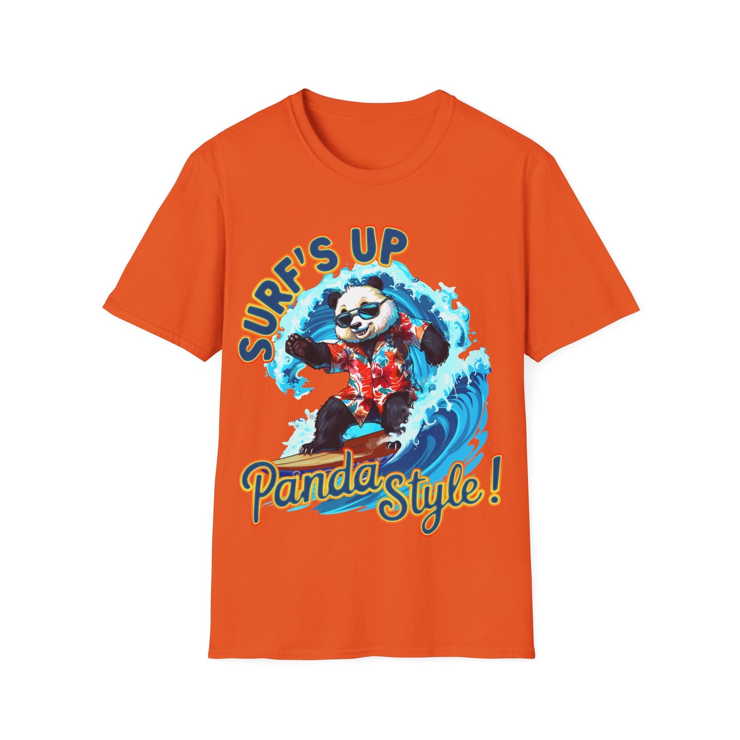 T-Shirt - Surf's up Panda Style!