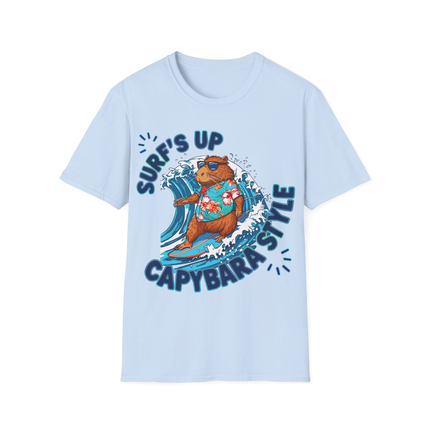 T-Shirt - Surf's up Capybara style