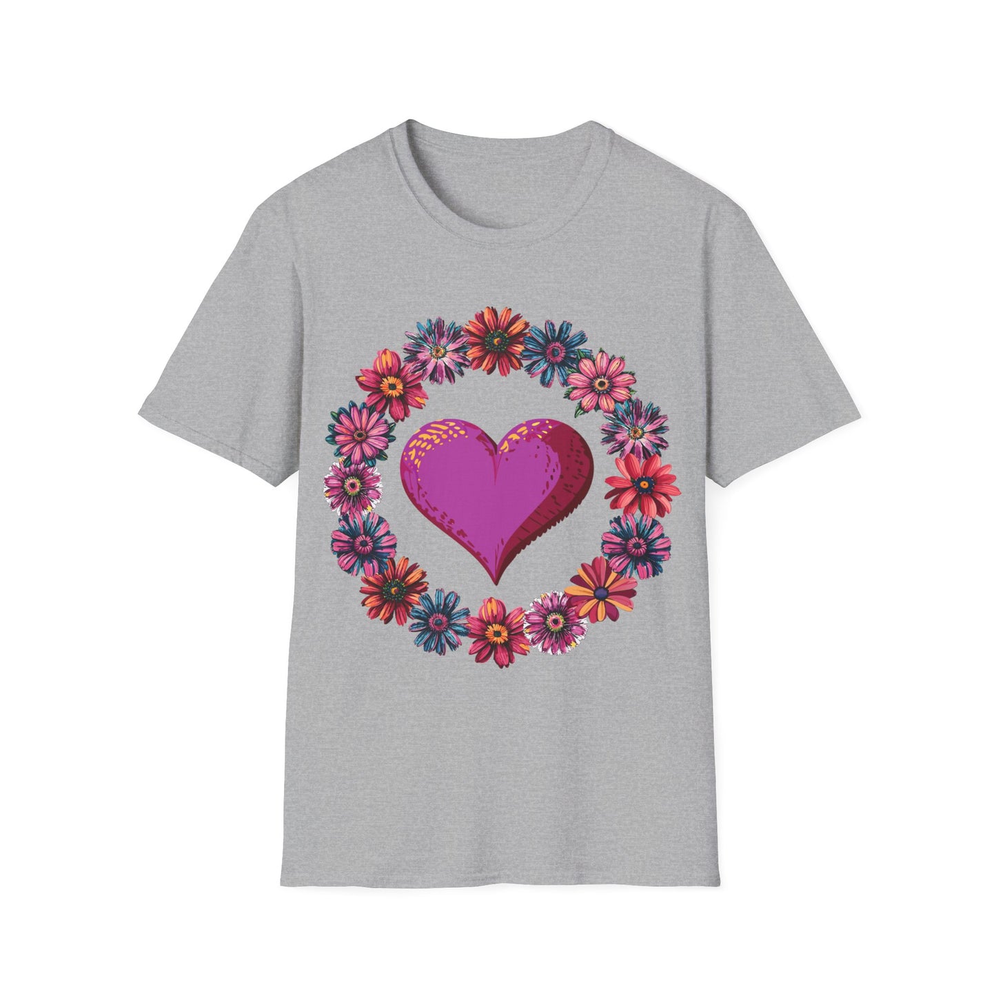 T-Shirt - Flowers Heart