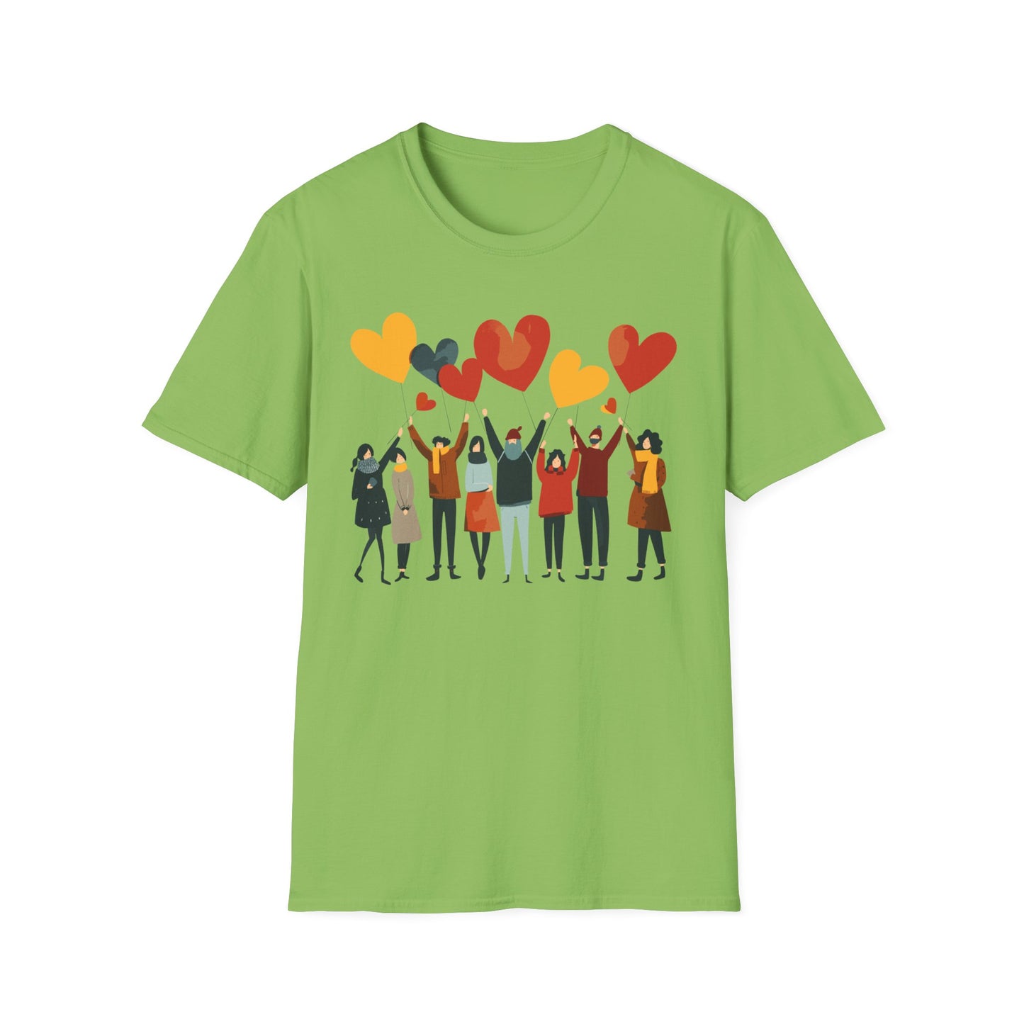 T-Shirt - People with hearts