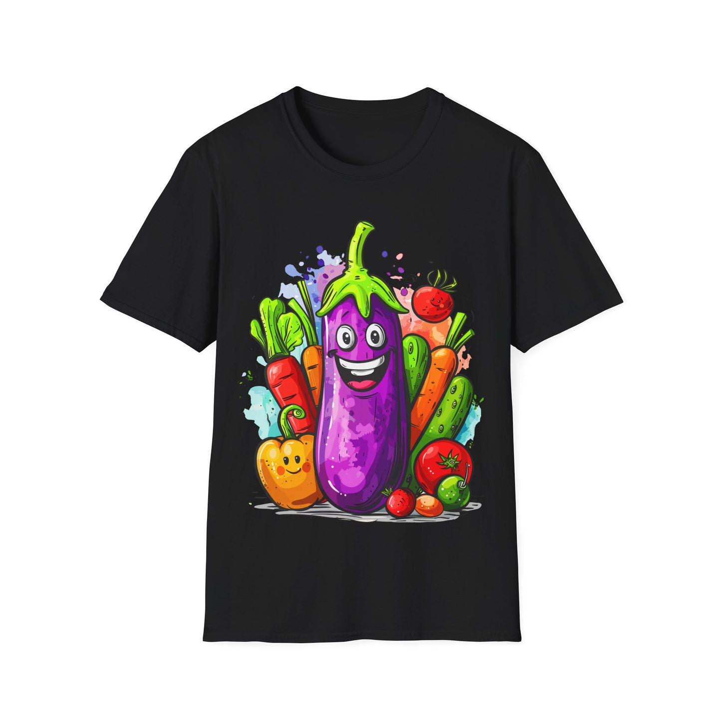 T-Shirt - Vegetarian - Eggplant