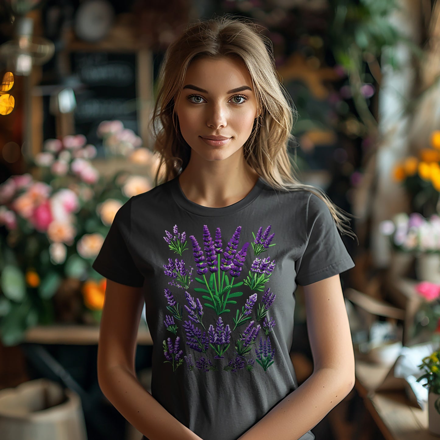 T-Shirt - Lavender Flowers