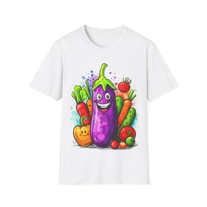 T-Shirt - Vegetarian - Eggplant