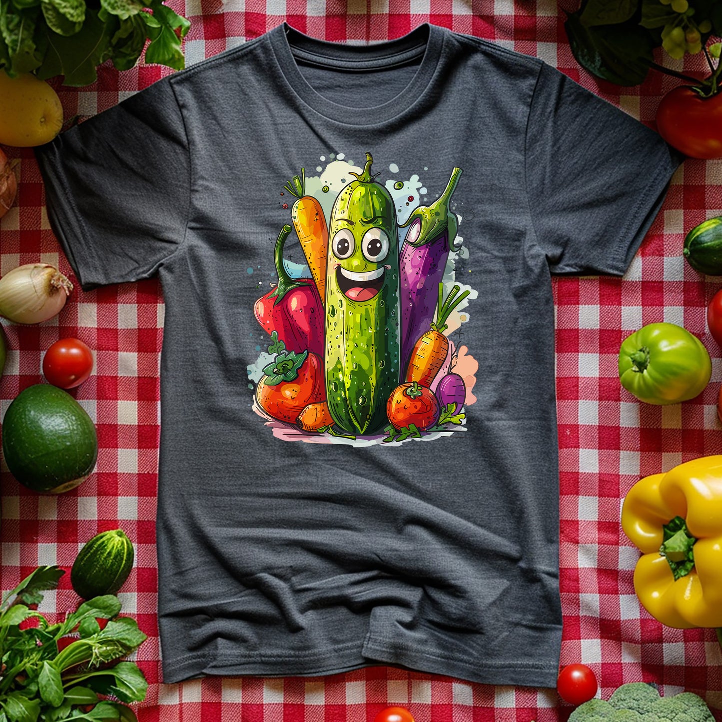 T-Shirt - Vegetarian - Cucumber