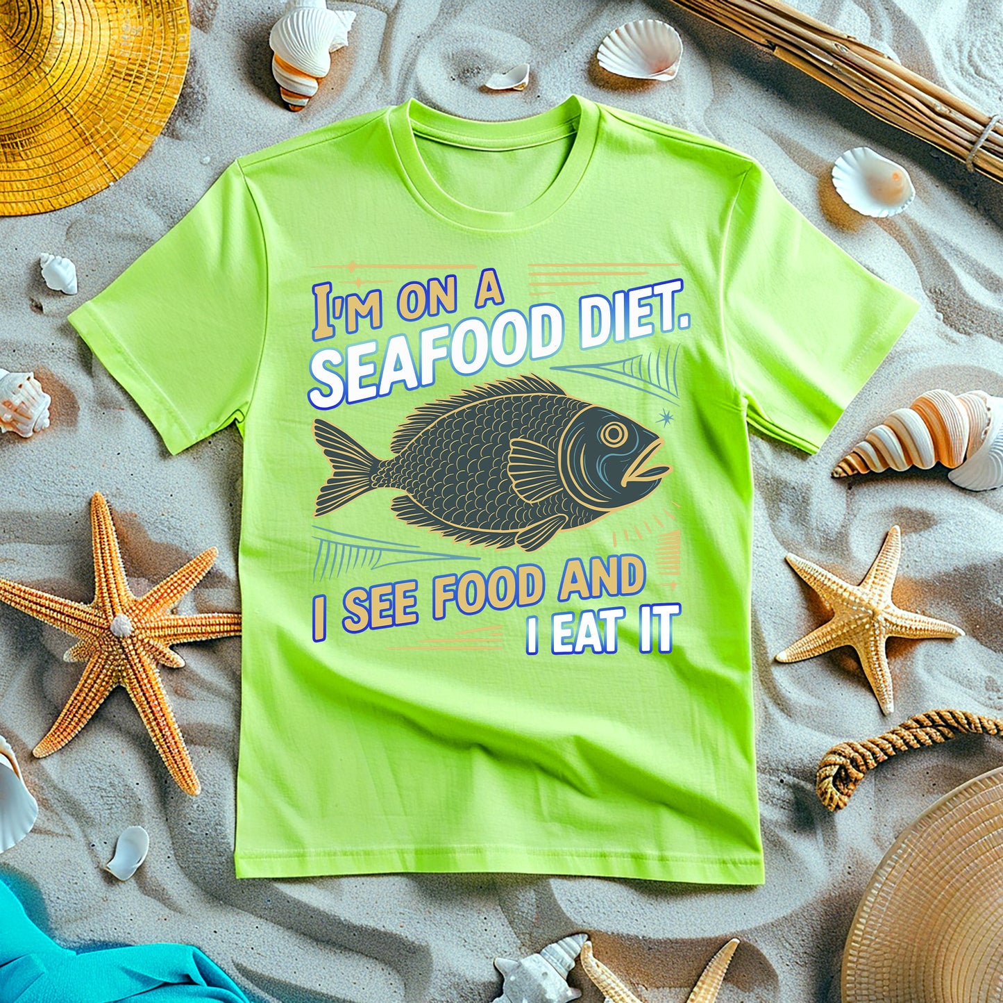 T-Shirt - I'm on seafood diet