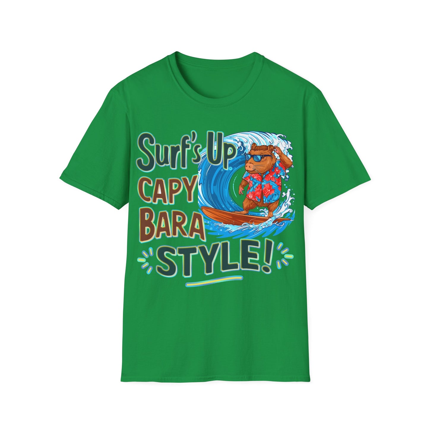 T-Shirt - Surf's up Capybara style