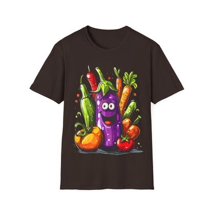 T-Shirt - Vegetarian - Eggplant