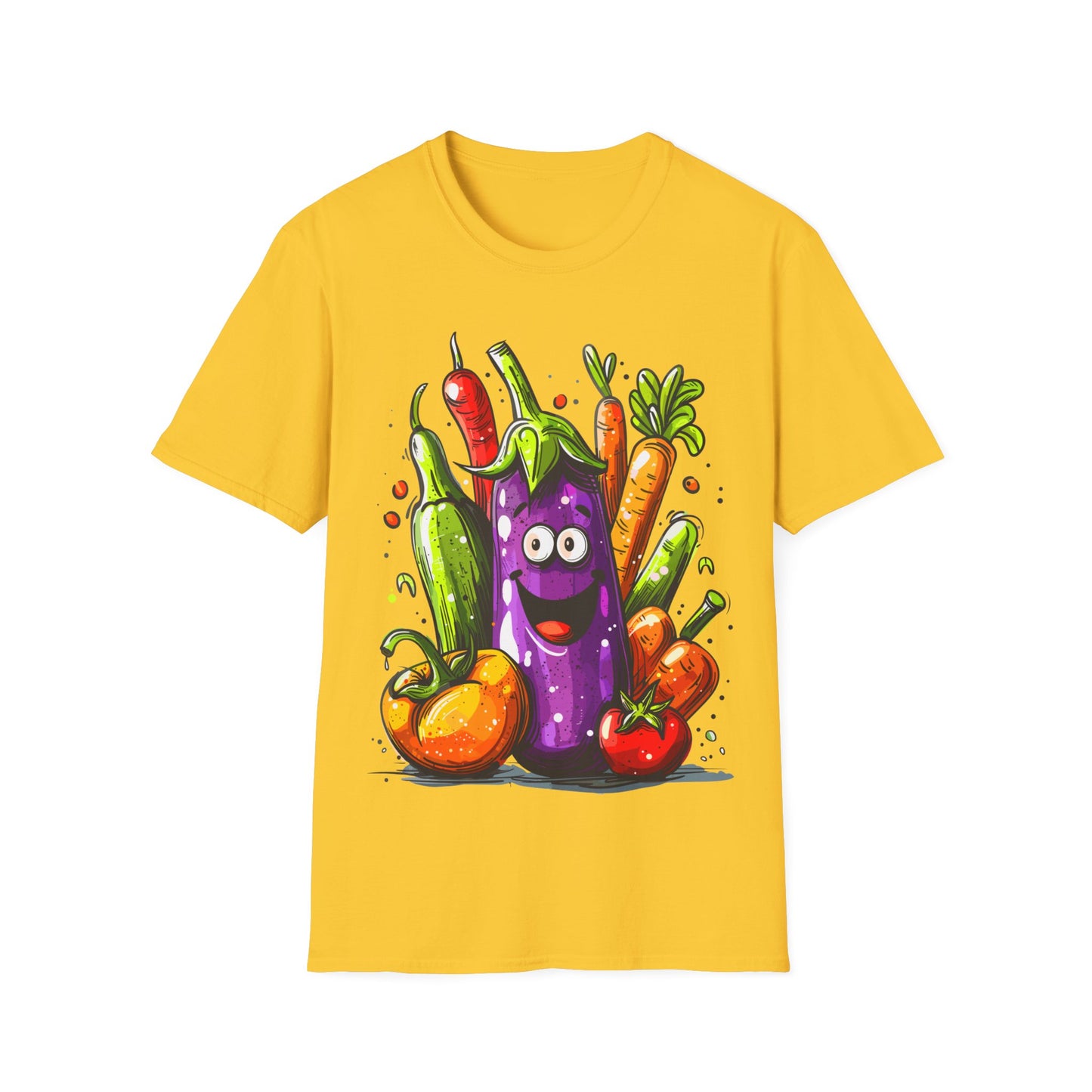 T-Shirt - Vegetarian - Eggplant