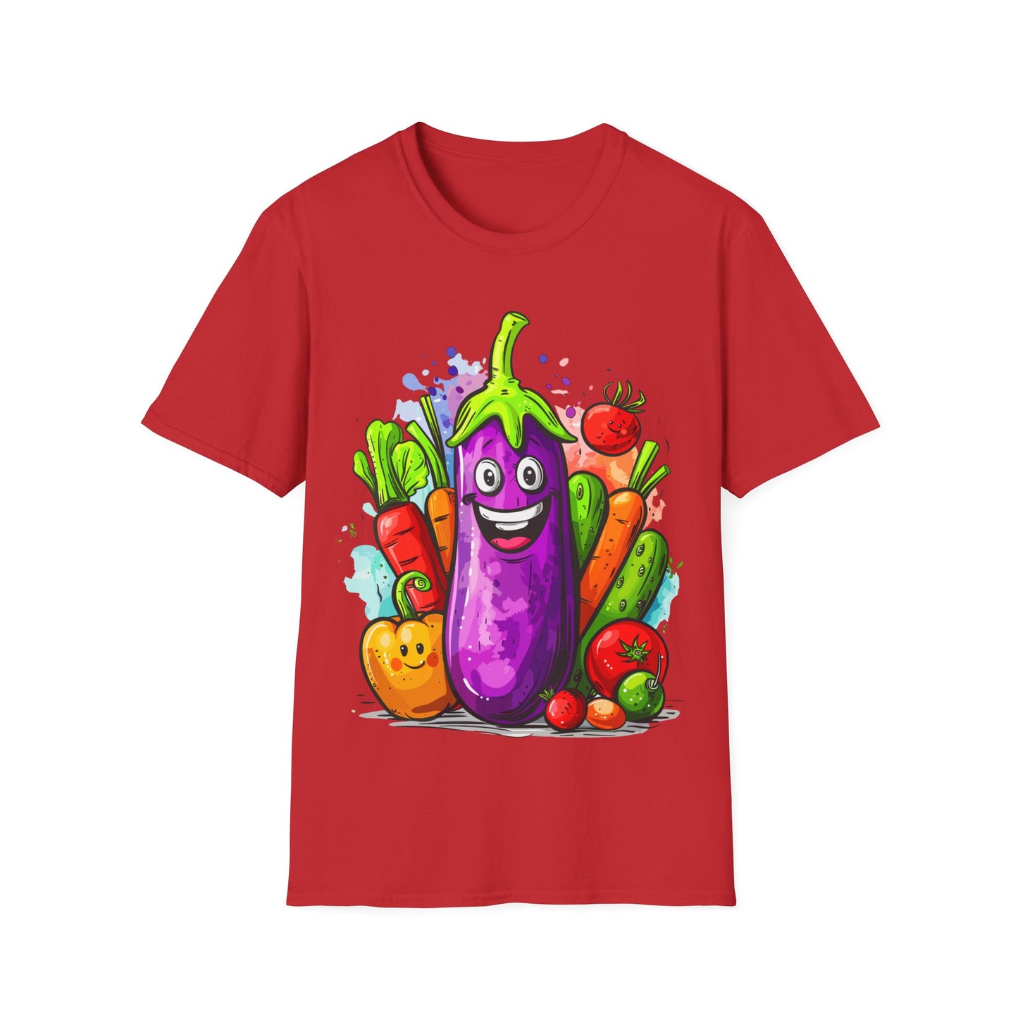 T-Shirt - Vegetarian - Eggplant