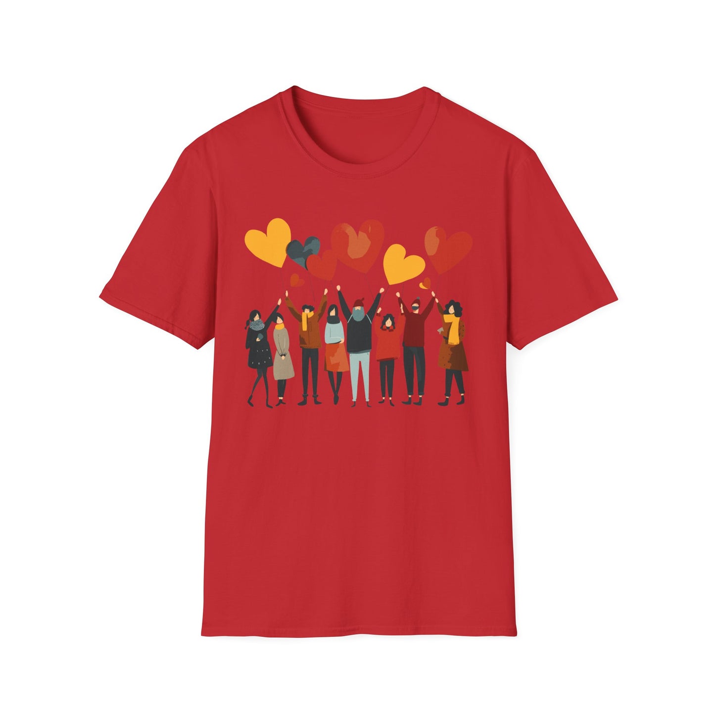 T-Shirt - People with hearts