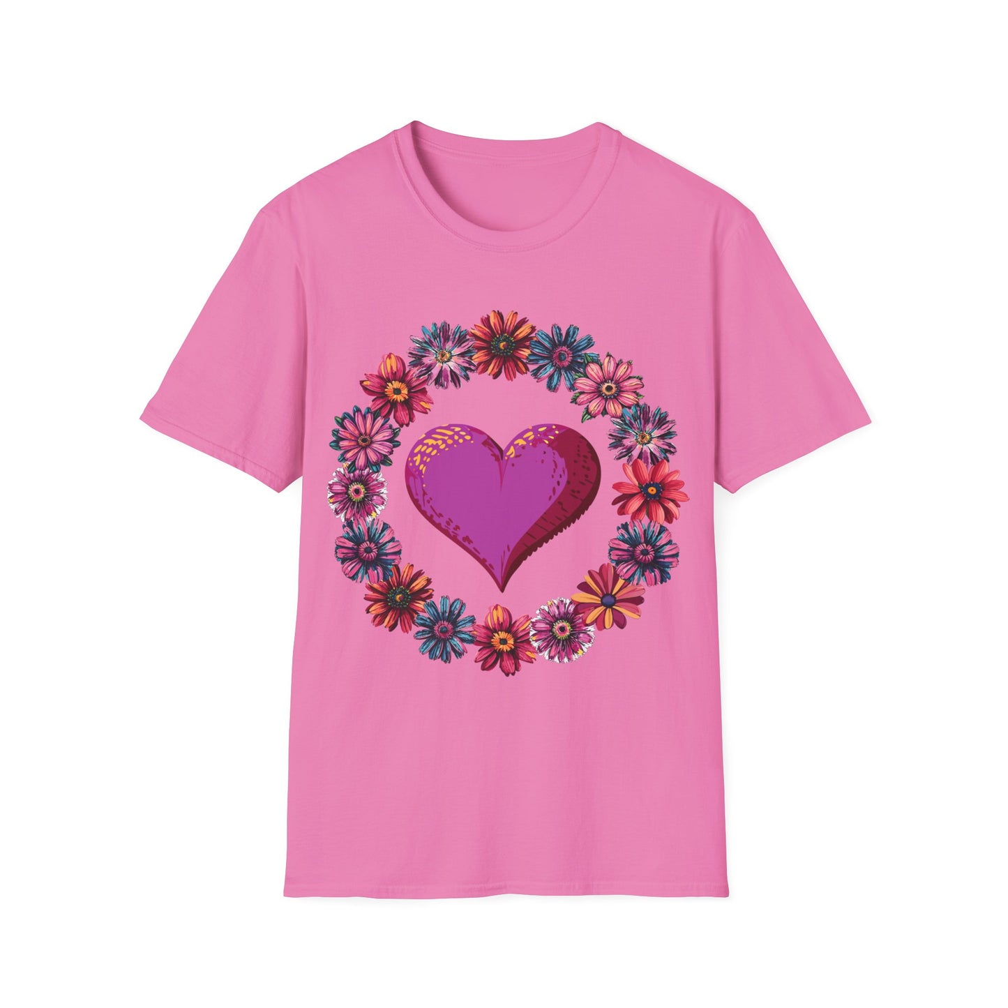 T-Shirt - Flowers Heart