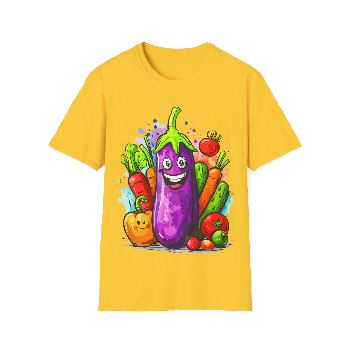 T-Shirt - Vegetarian - Eggplant