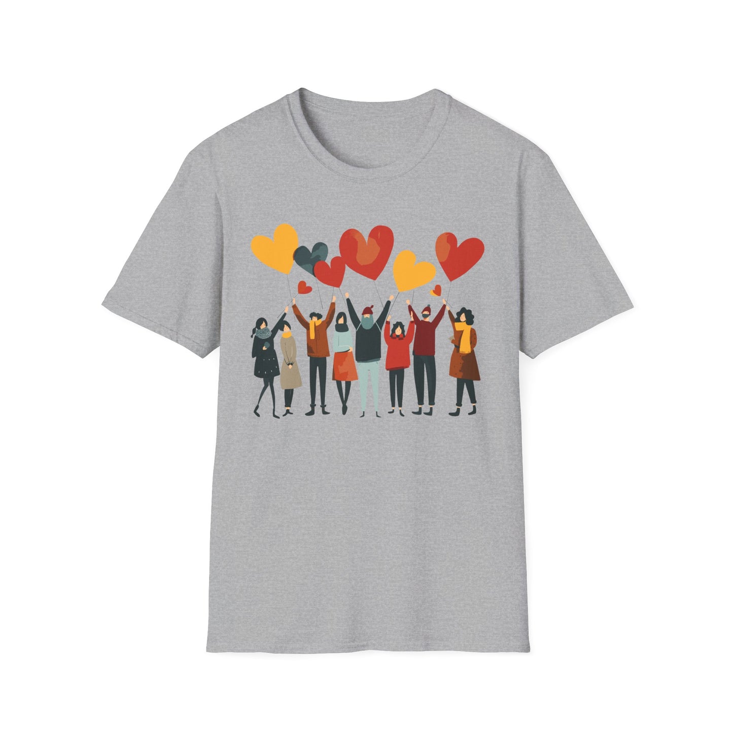 T-Shirt - People with hearts