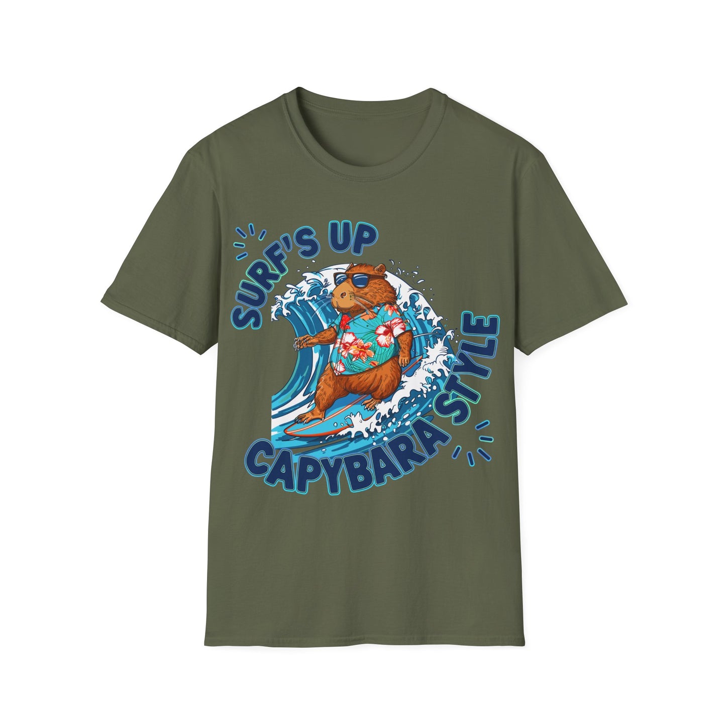 T-Shirt - Surf's up Capybara style