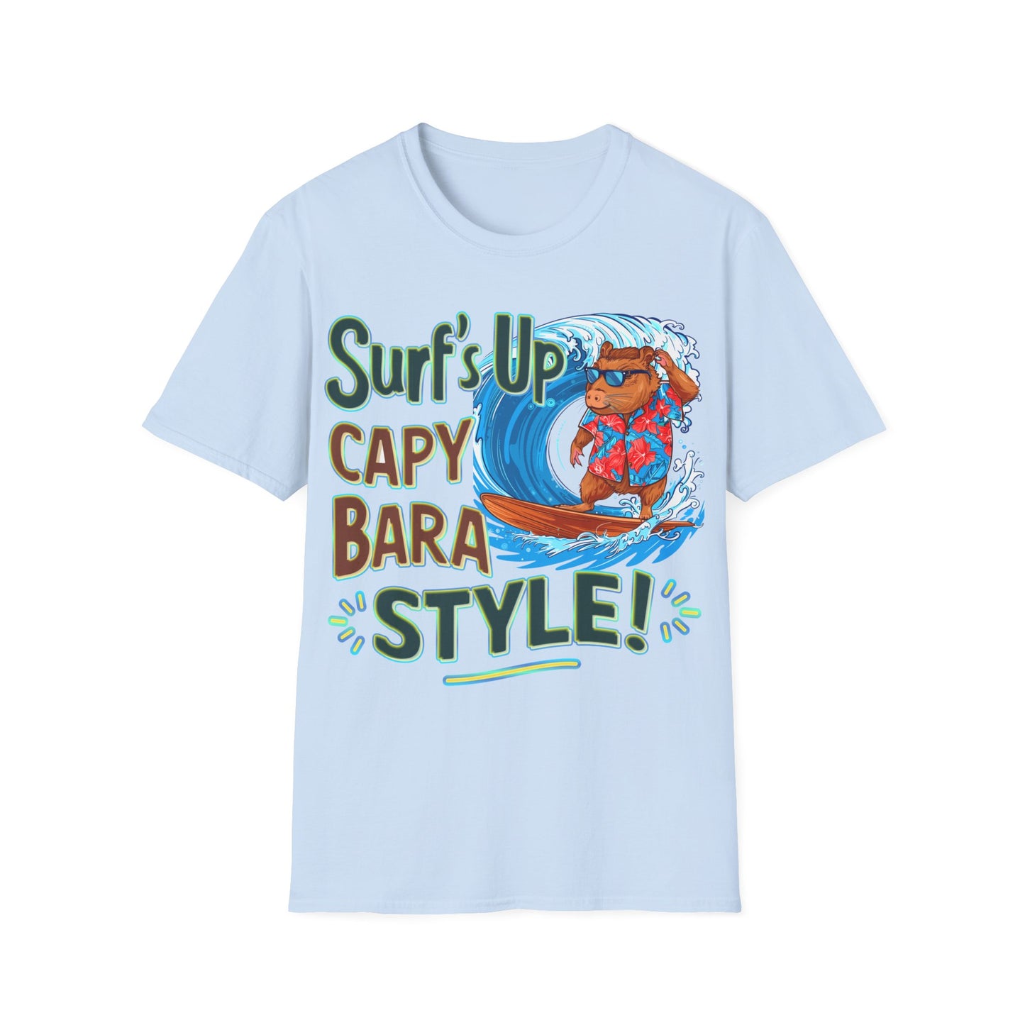 T-Shirt - Surf's up Capybara style