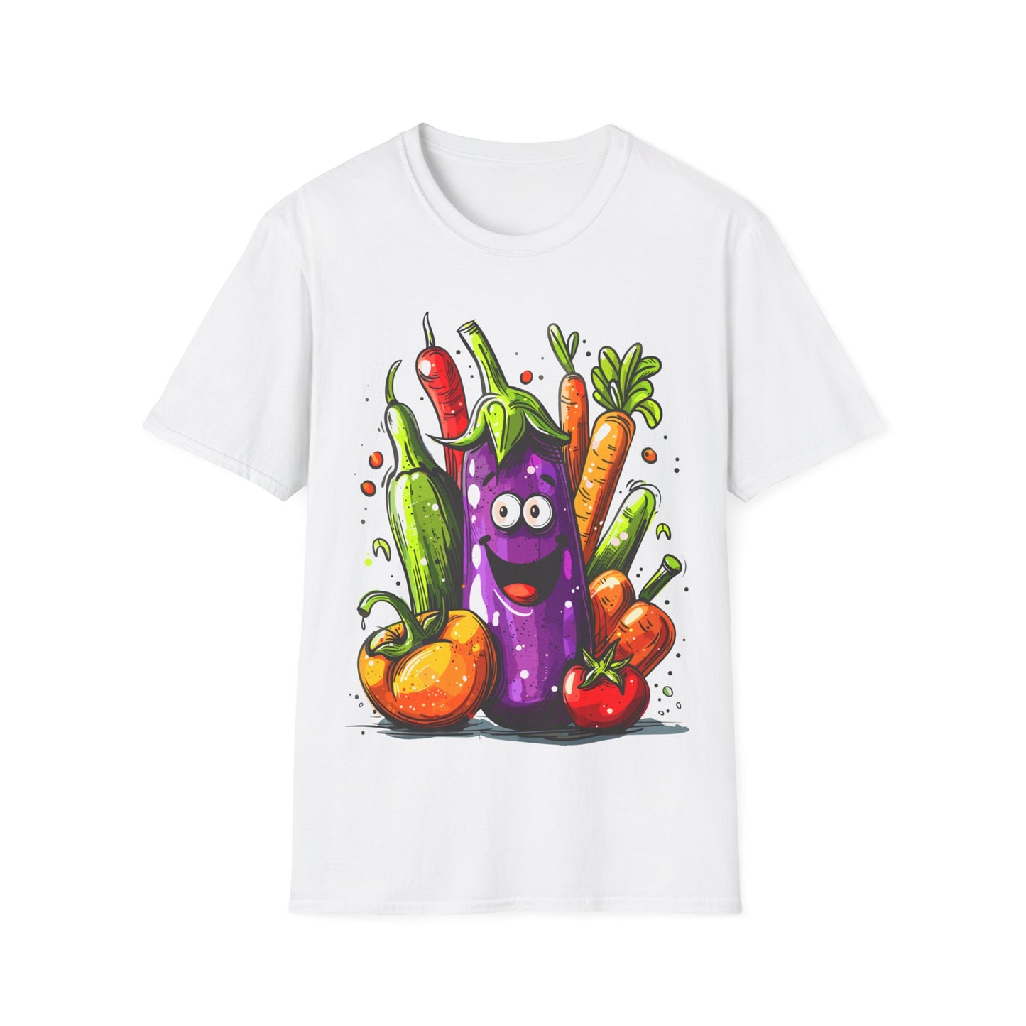 T-Shirt - Vegetarian - Eggplant