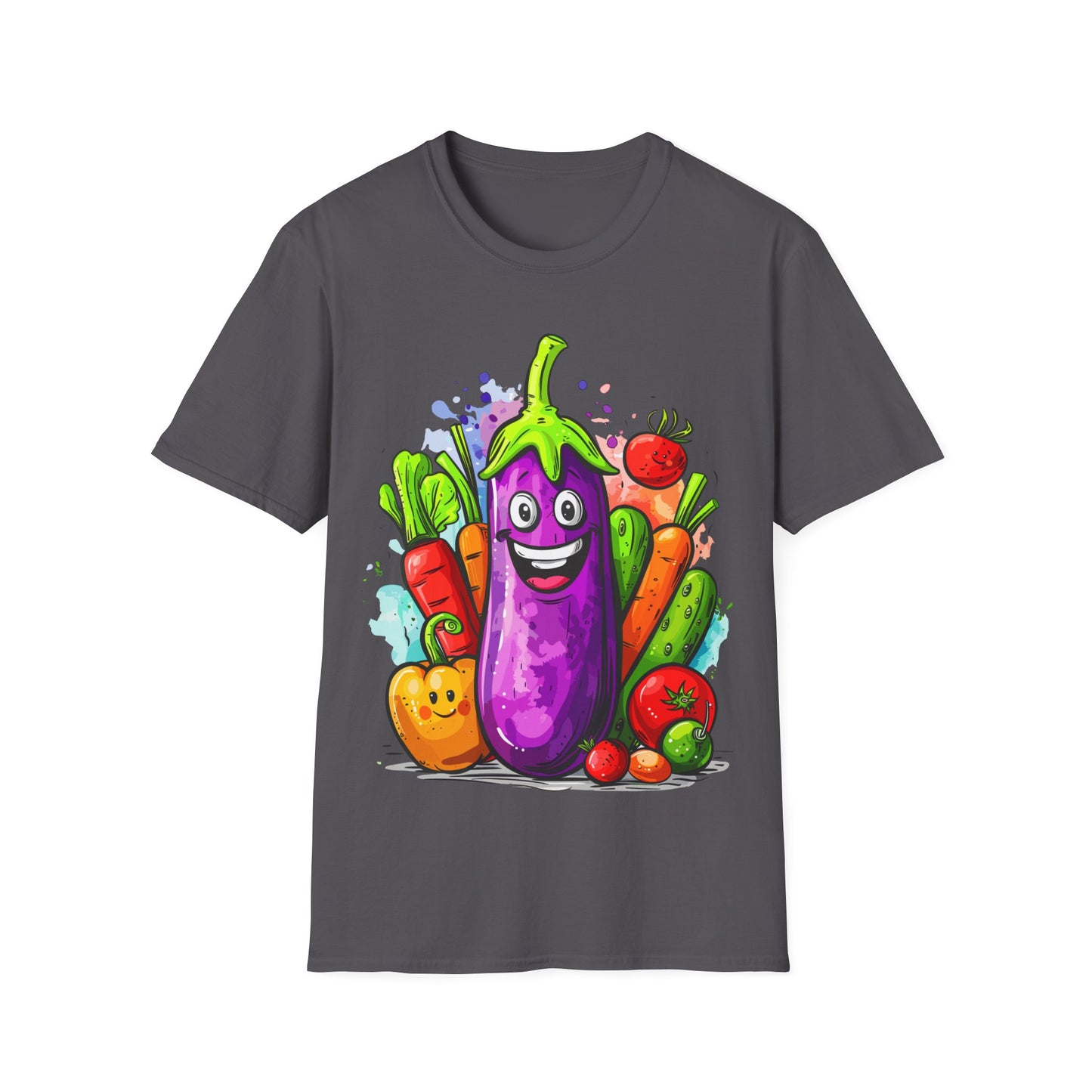 T-Shirt - Vegetarian - Eggplant