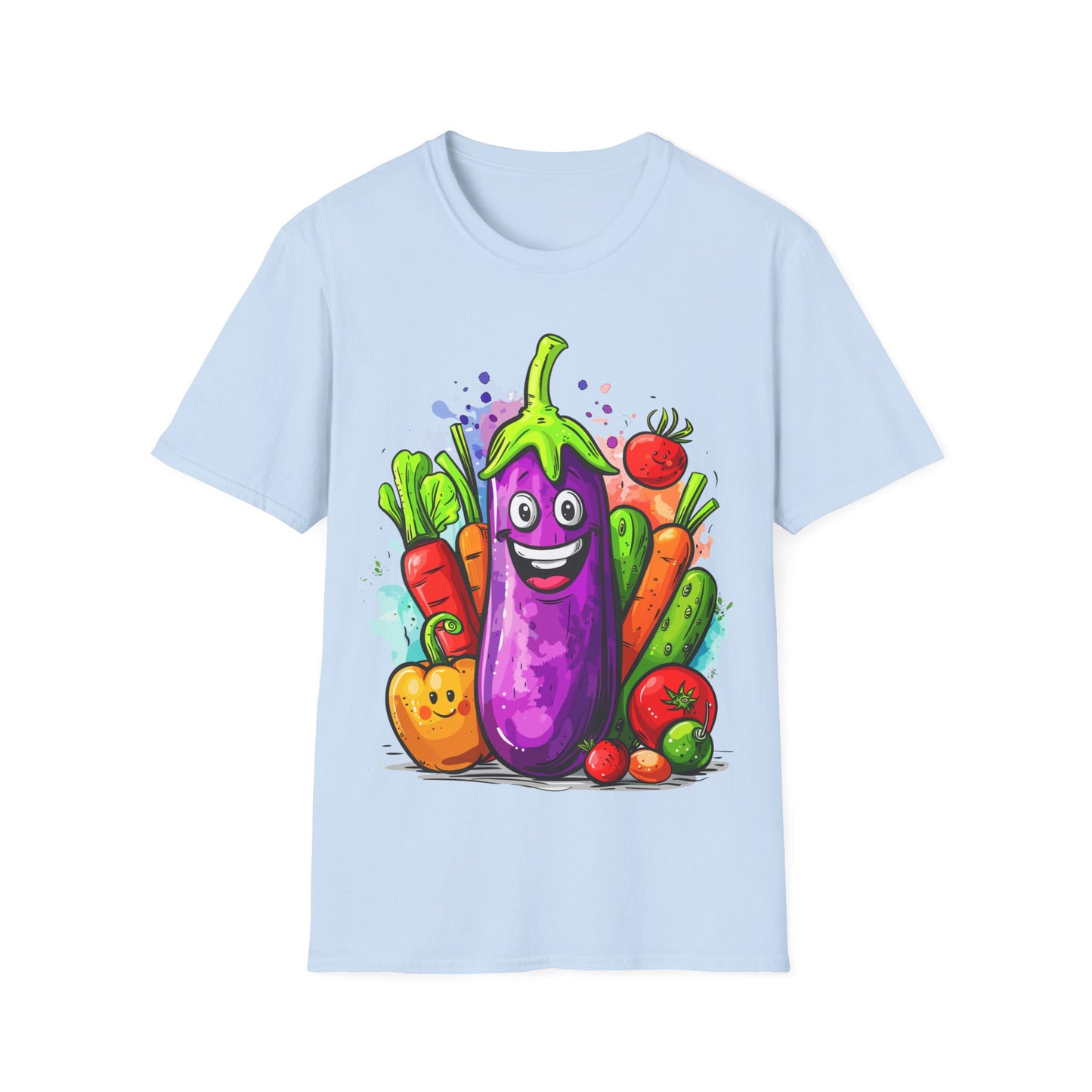 T-Shirt - Vegetarian - Eggplant