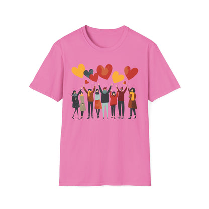 T-Shirt - People with hearts