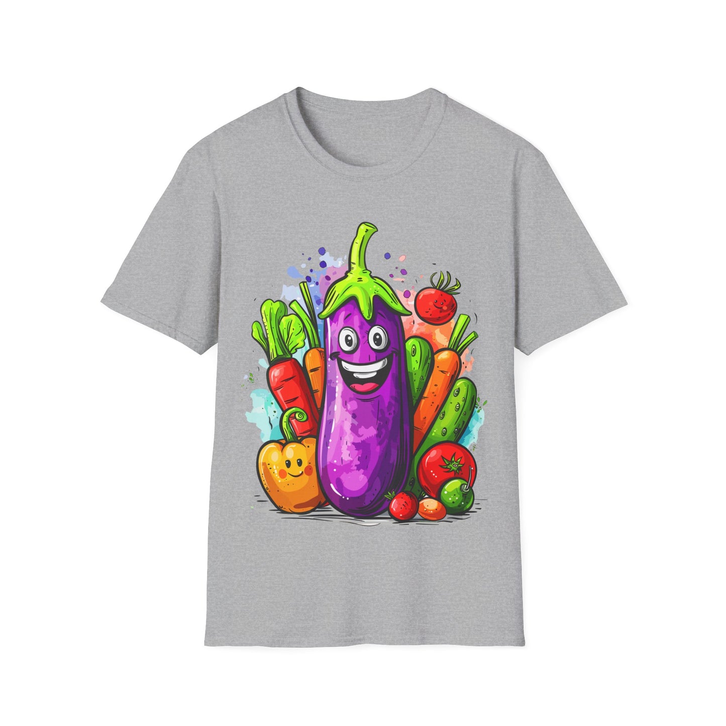 T-Shirt - Vegetarian - Eggplant