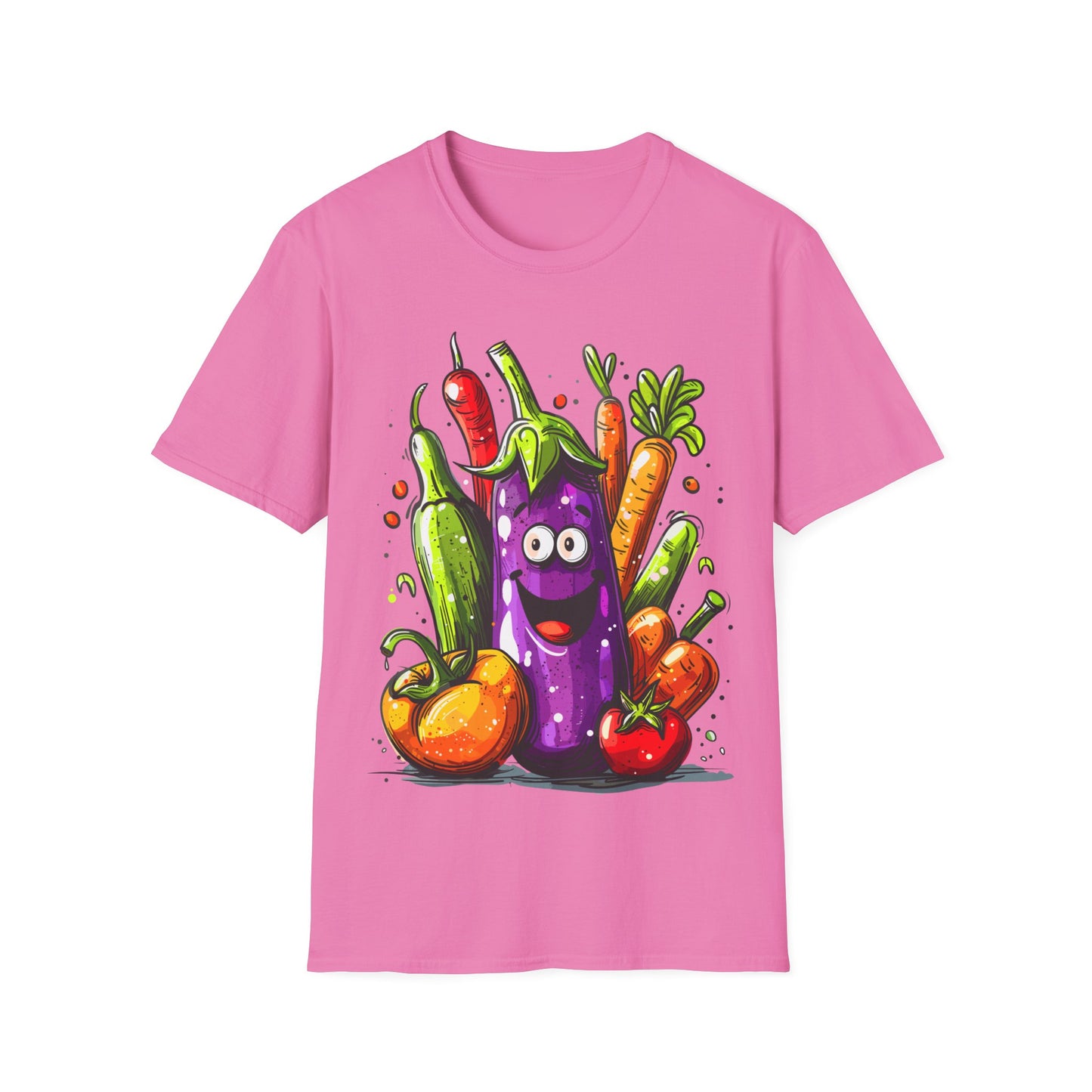 T-Shirt - Vegetarian - Eggplant