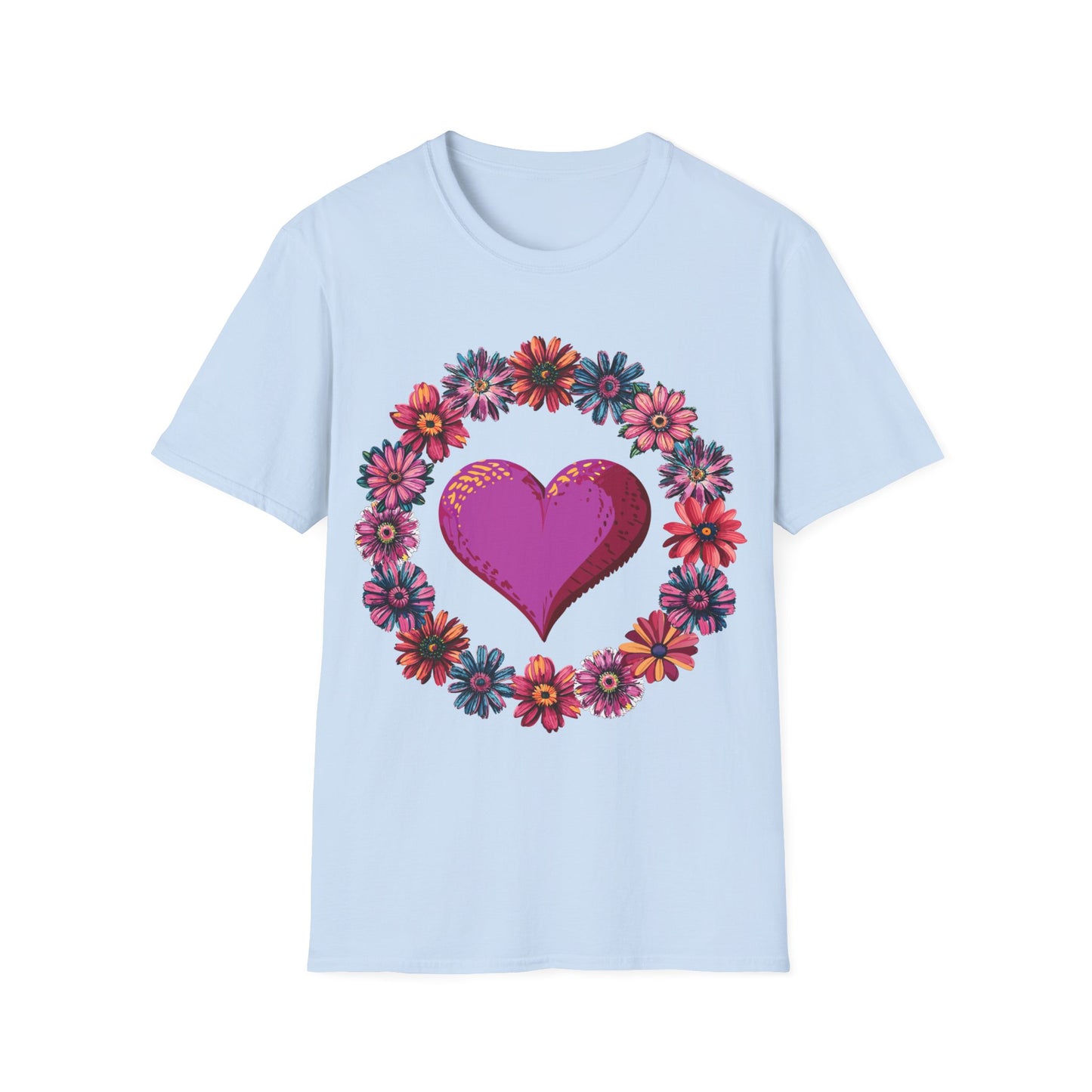 T-Shirt - Flowers Heart