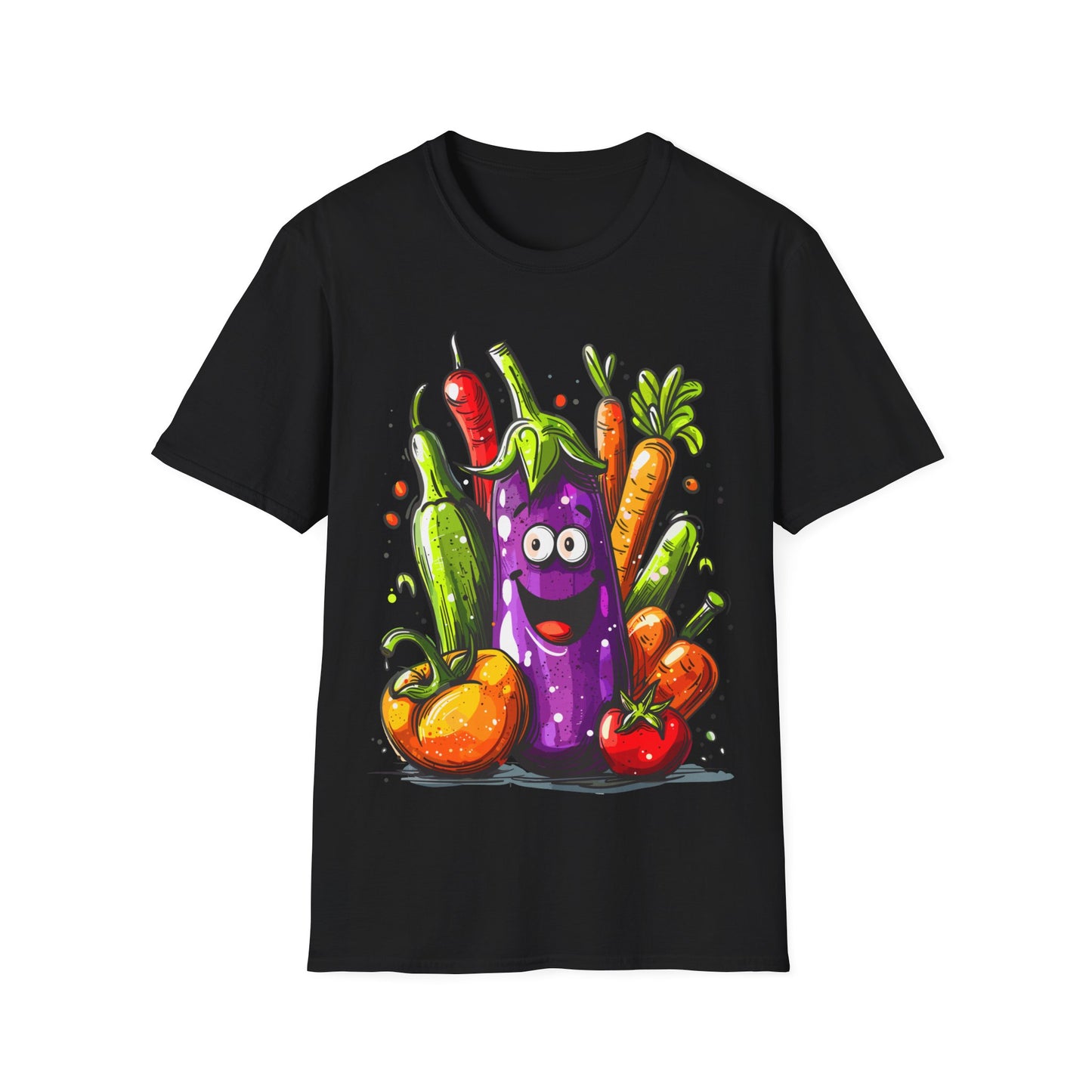 T-Shirt - Vegetarian - Eggplant