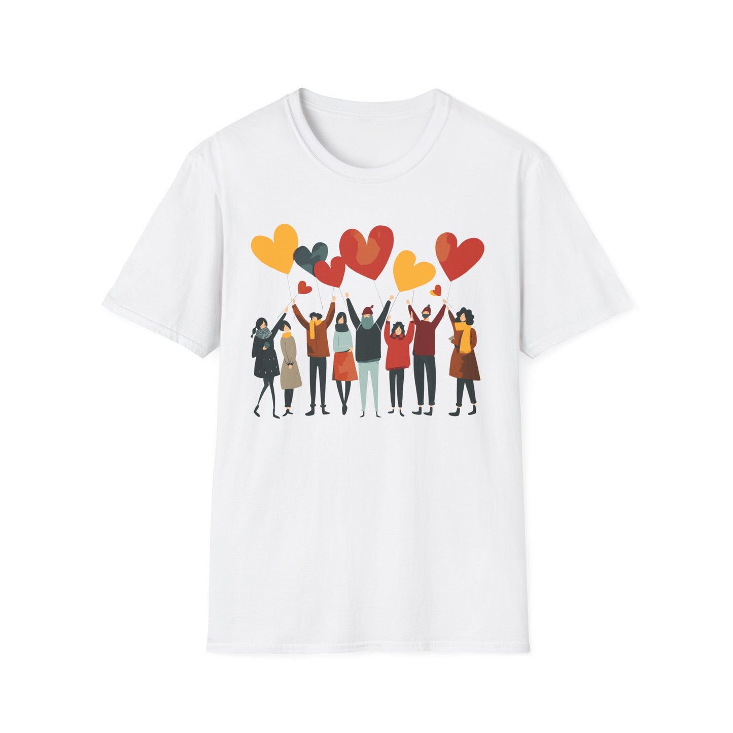 T-Shirt - People with hearts