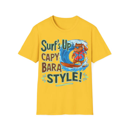 T-Shirt - Surf's up Capybara style