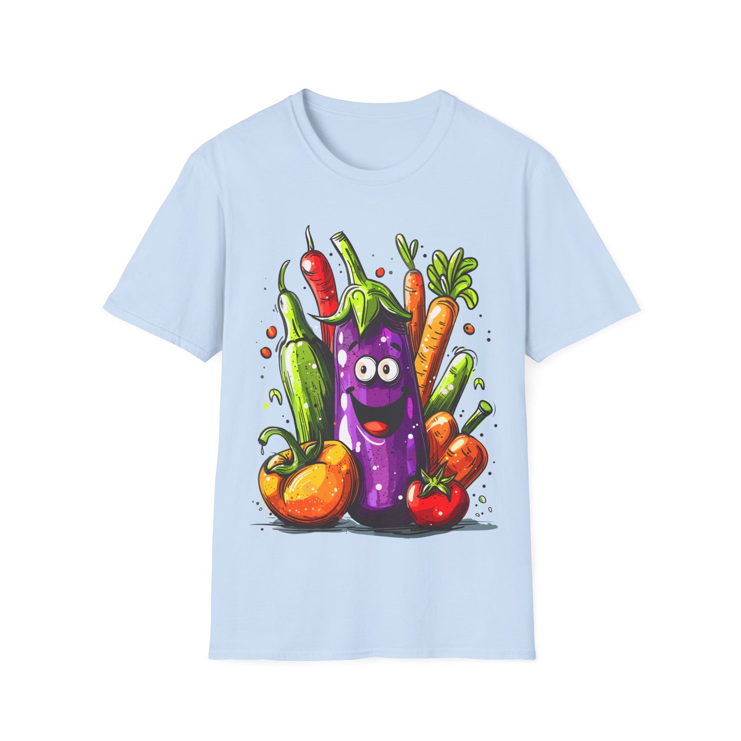 T-Shirt - Vegetarian - Eggplant